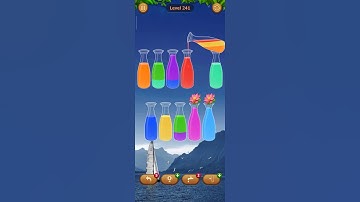 241 level Water sort - color sort game #gameshorts #watercolor #asmr #gameplay #shorts #play