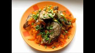Скумбрия тушеная с овощами в мультиварке Скумбрия тушеная с овощами в мультиварке