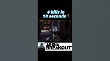 4 kills in 10 seconds🏃‍♂️‍➡️ #arenabreakout #arenabreakoutglobal #arenabreakoutgameplay
