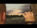 Quick Oil Painting Demo - Tonalist Landscape Painting by Ryan Herrin