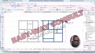 Step 5 How to mirror, drag and copy in ArchiCAD 25