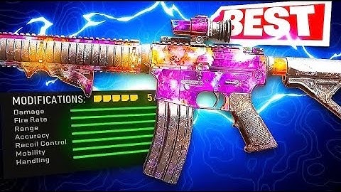 new *NO RECOIL* M4 is *BROKEN* in WARZONE !😨 ( Best M4 Class Setup)