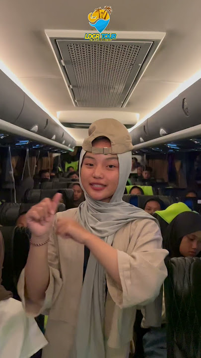 trend tiktok viral di dalam bus🥰
