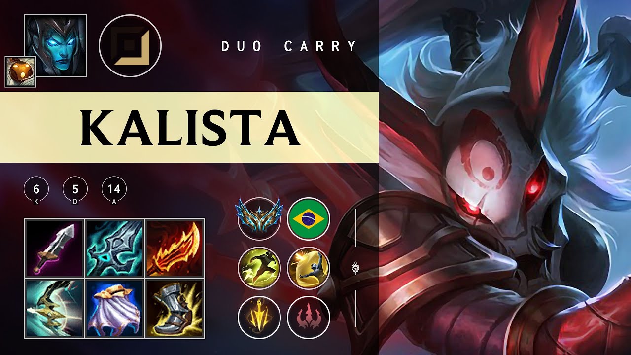 Kalista ADC vs Sivir - BR Challenger Patch 25.22