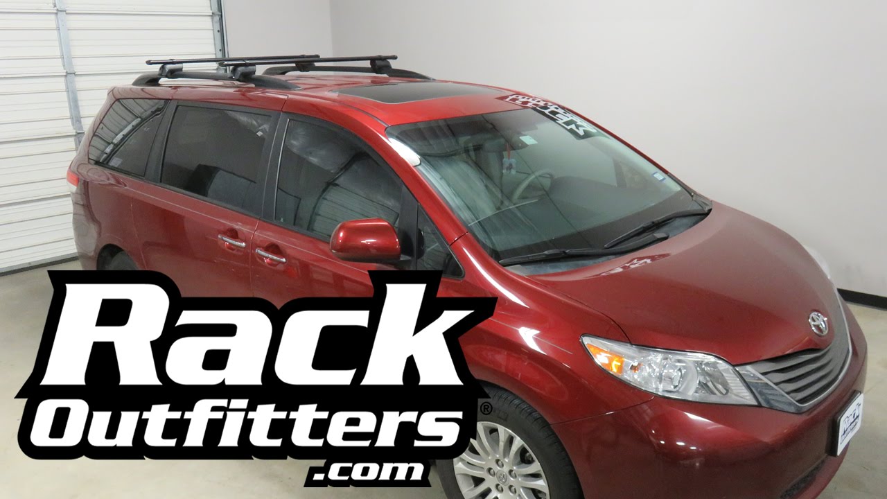 Toyota Sienna Outfitted With Yakima Timberline Corebar Roof Rack