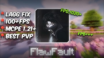 FalwFault Texture Pack For MCPE 1.21+ | Insane FPS Boost+ Clean PvP Pack ⚔️ | Best Default Edit Pack