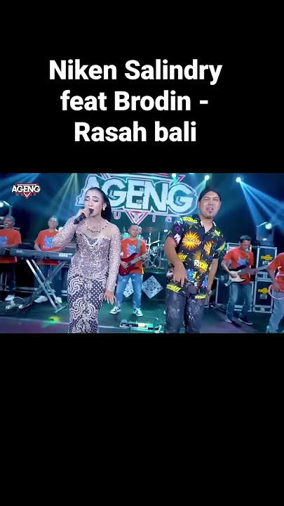 Niken Salindry feat Brodin - Rasah Bali #shorts #agengmusic