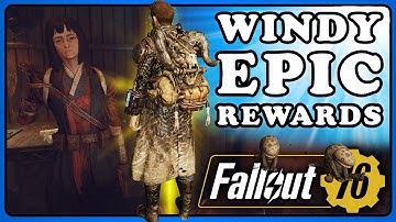 Fallout 76: Windy Location and Inventory Showcase. Available December 2nd.