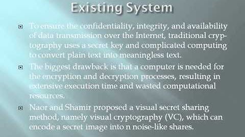 2014 IEEE NETWORK SECURITY Random Grid Based Visual Cryptography Schemes