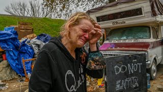 Homeless Mother As Sacramento Crews Clear Rv Row: ‘i Don't Know What To Do Anymore’
