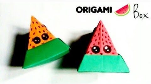 Easy Origami Masu Box Tutorial - Easiest Method - Paper Kawaii