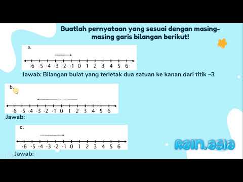 Buatlah Pernyataan Yang Sesuai Dengan Masing masing Garis Bilangan Berikut Latihan Soal Membaca dan Menulis Bilangan Bulat - YouTube