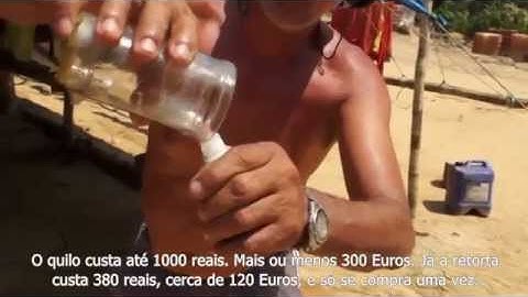 Gold mining in the Amazon rain forest (German with Portuguese subtitles)