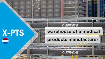 SAVOYE X-PTS (dutch subtitles) in the warehouse of a worldwide producer of medical articles