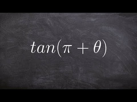 Simplifying a trigonometric expression using tangent - YouTube