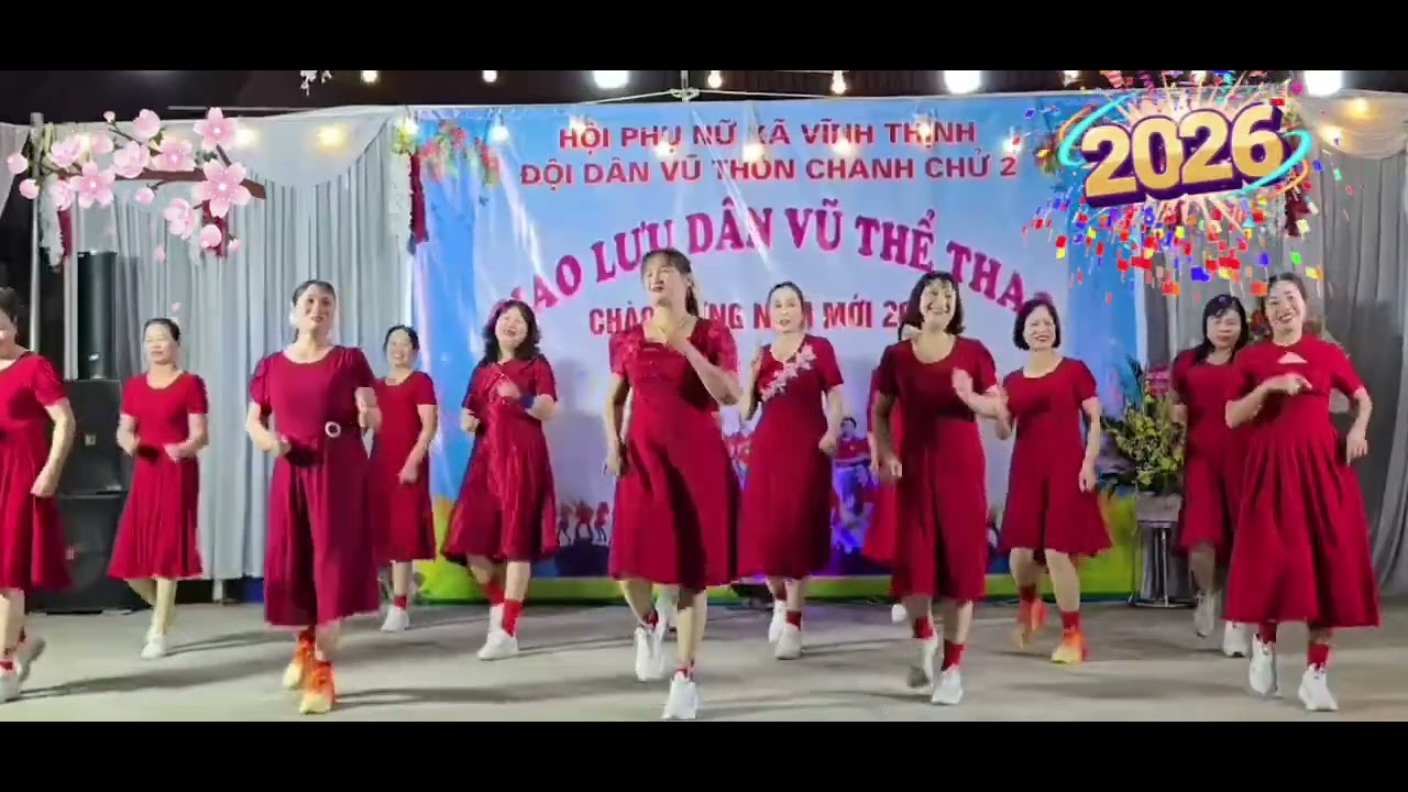 Bài nhảy ngựa hoang mừng Xuân 2026.clb dân vũ tranh xuyên.