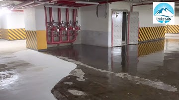 Quy trình thi công sơn sàn Epoxy hệ lăn / 7 bước cơ bản