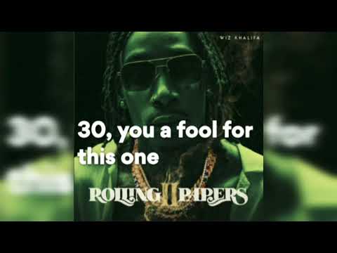 Wiz Khalifa - 420 Freestyle [Lyrics video]