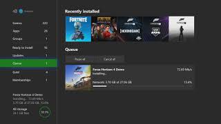 Forza Horizon 4 Demo (Xbox One) - Install + Intro + Trailer + 1 Hour of Gameplay