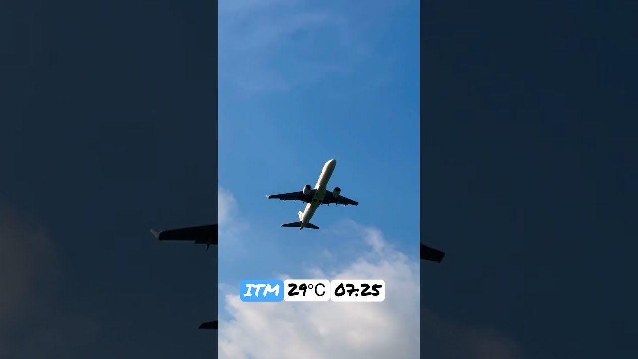 Embraer ERJ-190 J-air Takeoff Osaka International Airport #takeoff #embraer190 #jair