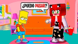 👉 VIAJAMOS AL MUNDO DE LOS SIMPSONS!!! Roleplay en Minecraft español