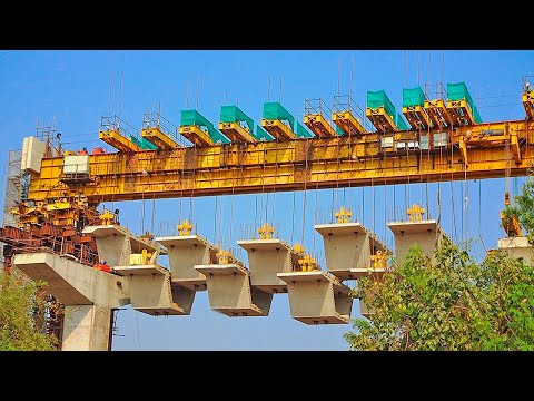 China's Fastest Mega Bridge Construction Technology  Shocked German Engineer