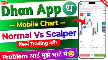 Dhan App Scalper vs Normal Chart - Trading ke liye Best | Dhan Chart trading 2025
