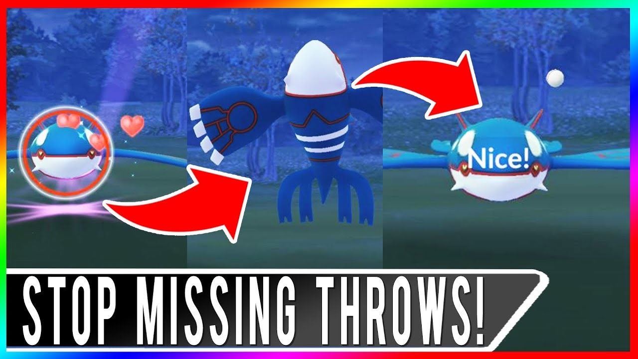 STOP MISSING YOUR THROWS! Hit Kyogre Every Time! How to Throw Pokeballs