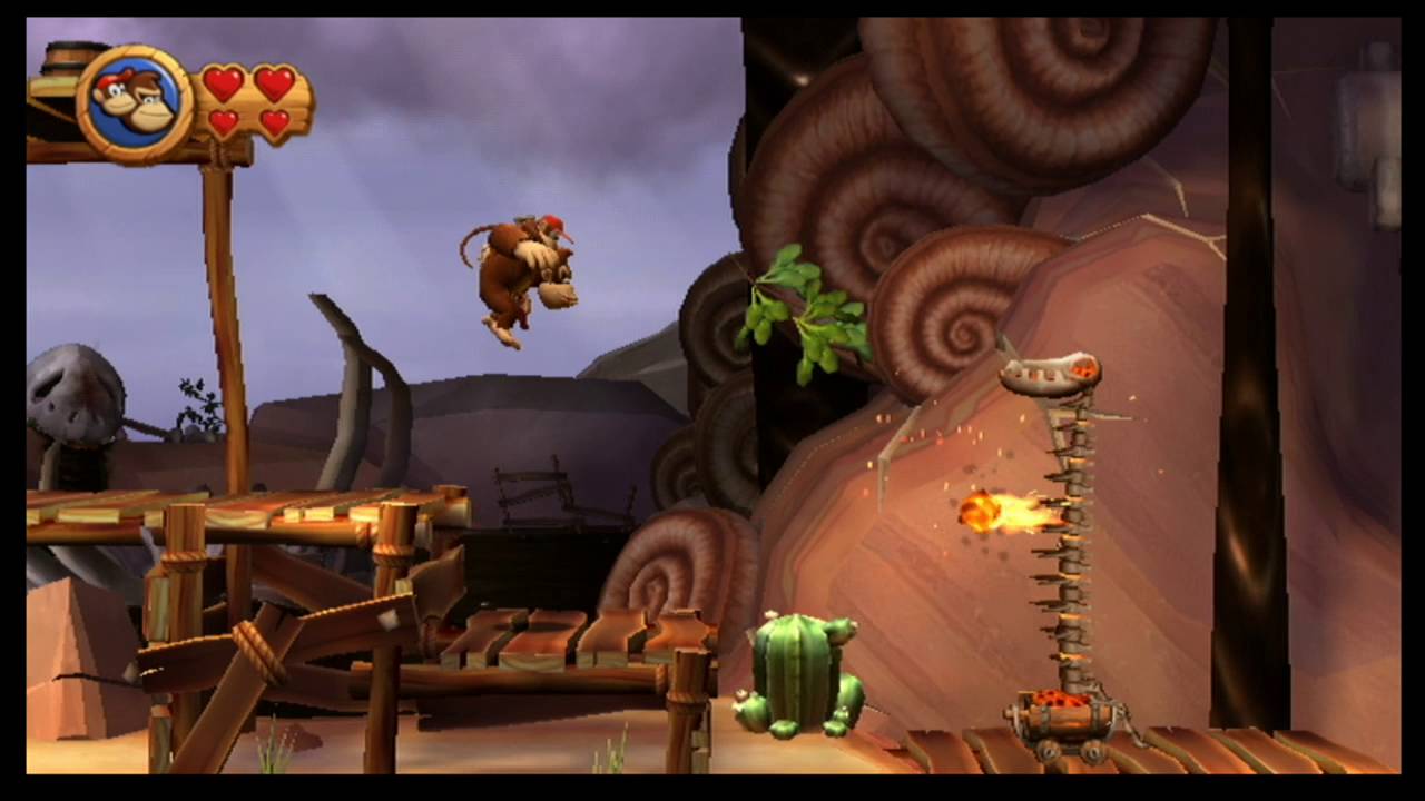 Donkey Kong Country Returns 100% (6-1 Sticky Situation)