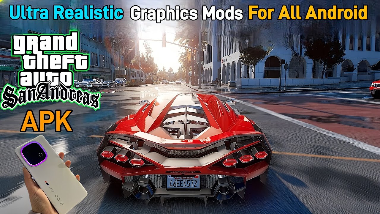 How To Install GTA San Andreas Ultra Realistic Graphics Mods On All Android Low & High Device's 