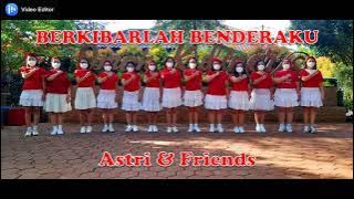 BERKIBARLAH BENDERAKU Line Dance // Demo by Astri & Friends // Choreo by Caecilia M. Fatruan