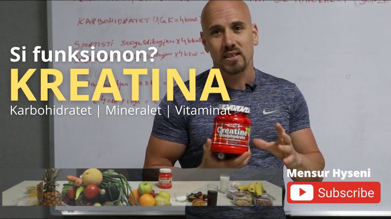 Kreatina, Mineralet, Karbs, dhe Suplemente Tjera | Mensur Hyseni