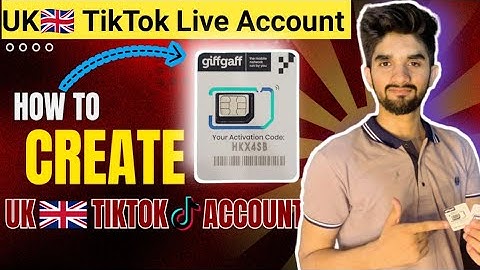 uk tiktok account kaise banaye | how to create uk tiktok account | giffgaff sim | informative hub