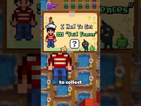 How Did I Get 999 Void Fences In Stardew Valley Stardew Stardewvalley 