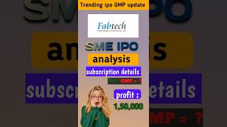 Fabtech Technologies Cleanrooms Limited Ipo Gmp Update