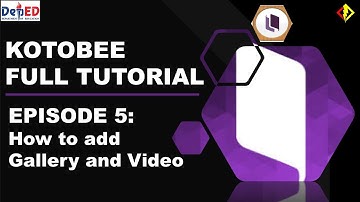 KOTOBEE EBOOK FULL TUTORIAL 2020 (HOW TO ADD GALLERY AND VIDEO - EPISODE 5 )