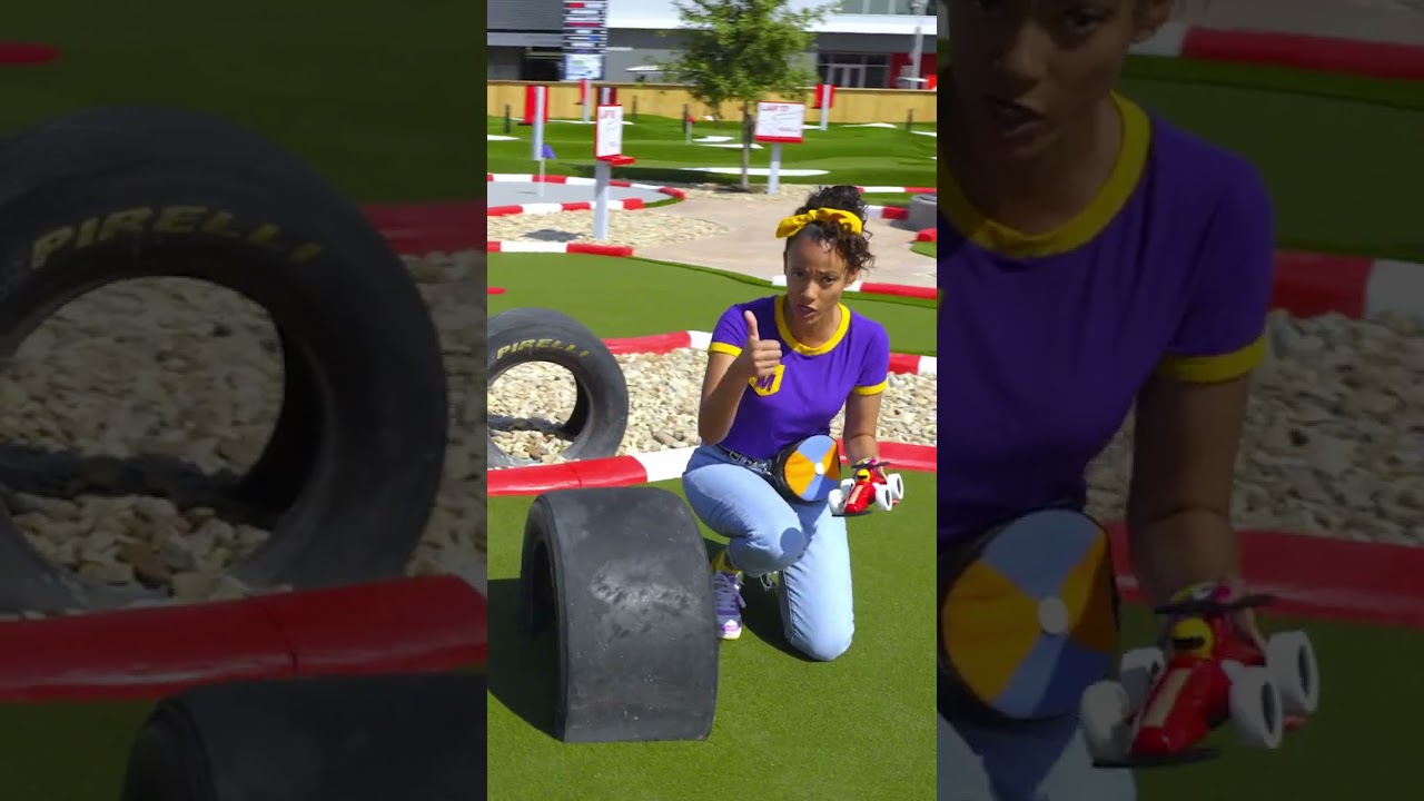 Meekah Searches for Numbers at Formula 1! #shorts