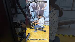 Dual Function Lat Pulldown &amp; Seated Row Machine