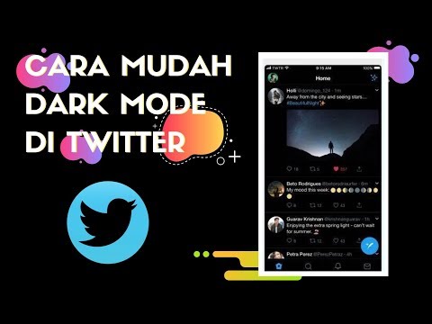 Cara Mudah Merubah Tampilan Latar Twitter Menjadi Dark Mode
