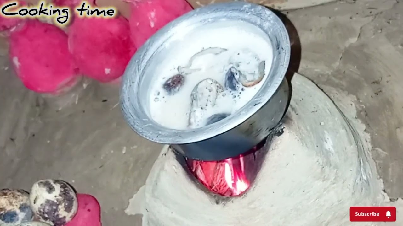 মিনি চুলায় দুধ চিতই করব আজকে 