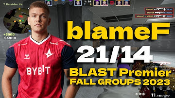 CSGO POV Astralis blameF (21/14) vs Complexity (VERTIGO) @ BLAST Premier Fall Groups 2023