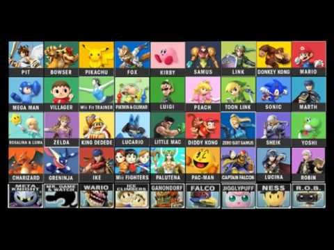 SMASH BROS WII U / 3DS ROSTER ANALYSIS! - YouTube