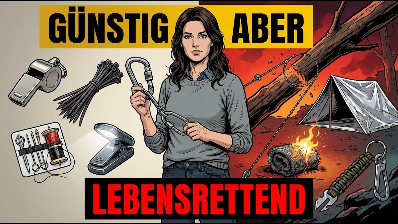 10 unterschätzte Alltagsdinge, die im Notfall Leben retten | Günstig & effektiv | Teil 1