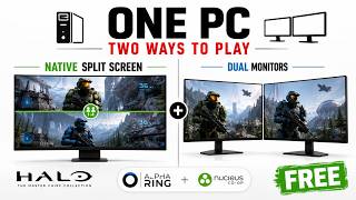 Halo MCC Native Split Screen + Dual Monitors (Free)