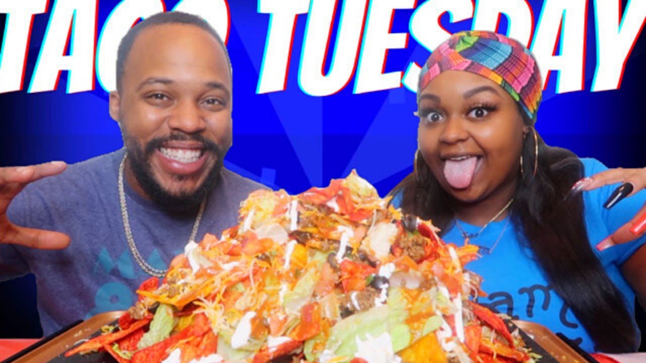 TACO TUESDAY MUKBANG!!! LOADED FLAMIN' HOT NACHOS MUKBANG 먹방 EATING SHOW | HILARIOUS MUST WATCH!!!