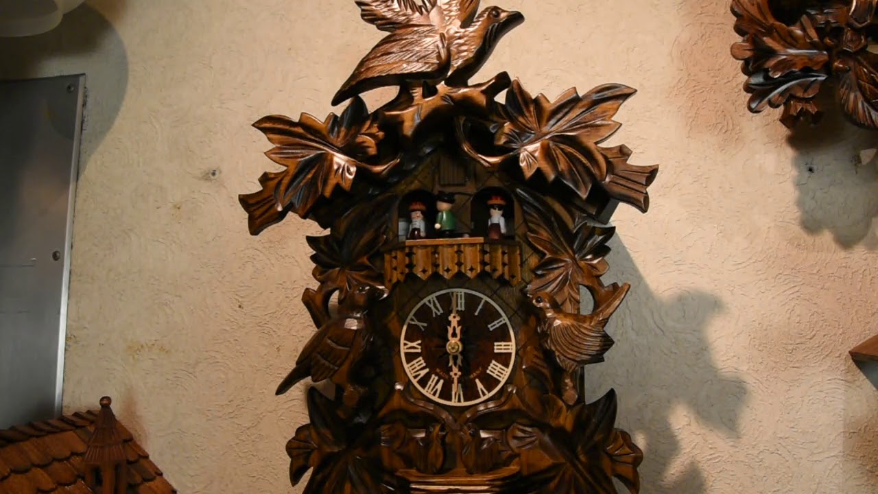 鳩時計の音聞き比べ②（中型手巻式6回ー22弁オルゴール）Comparison of