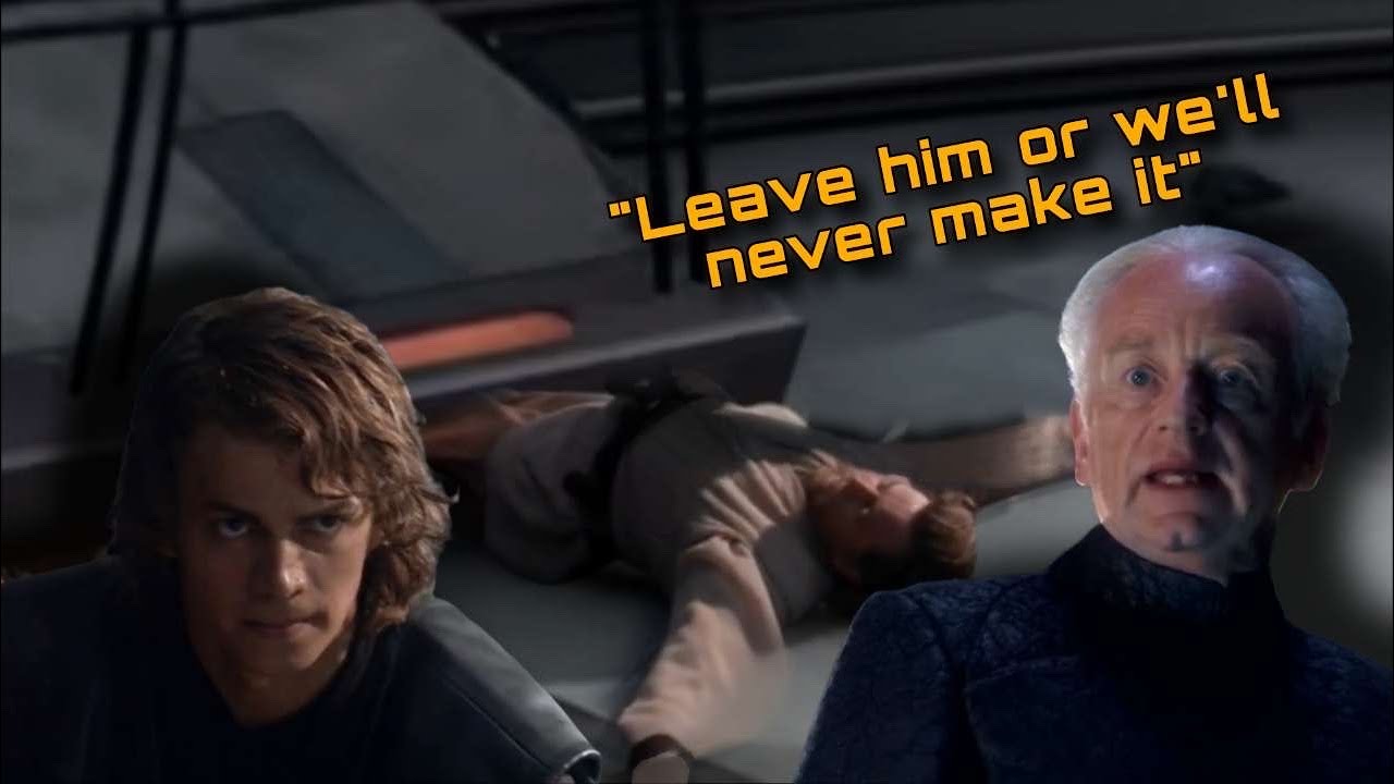 What If Anakin and Palpatine Fought Over Leaving Obi Wan on the Invisible Hand