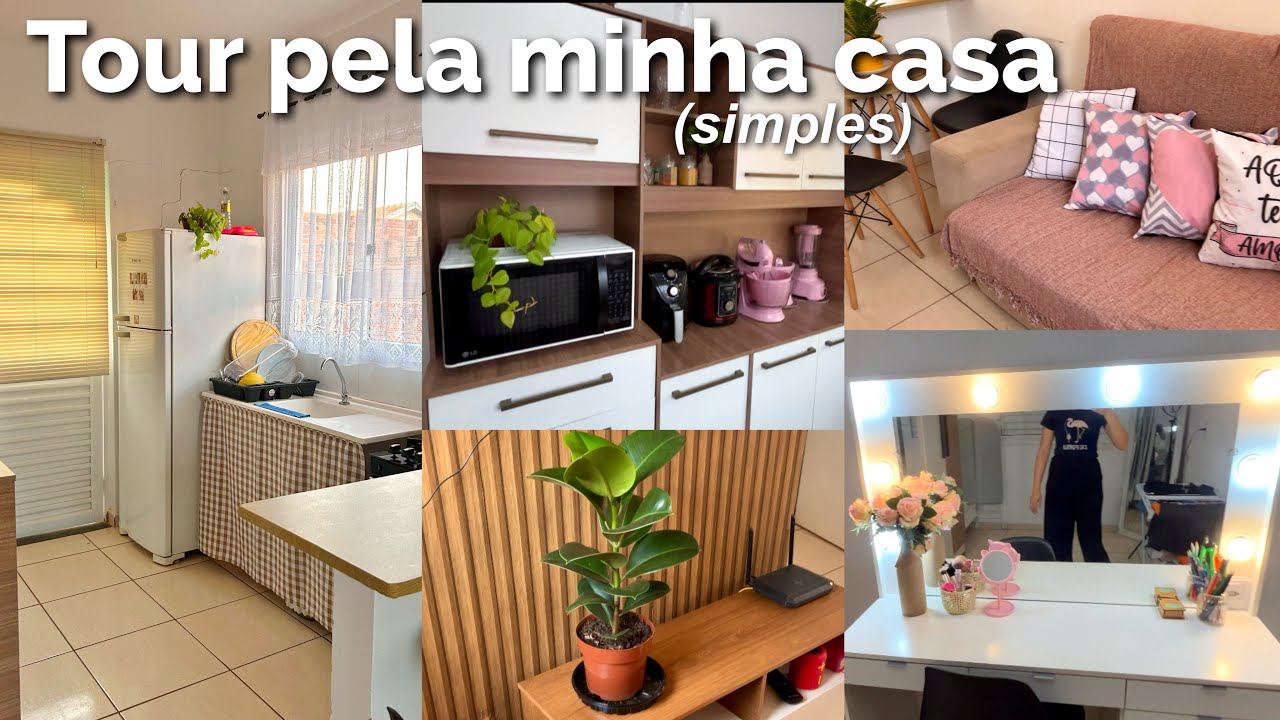 TOUR PELA MINHA CASA (SIMPLES) 🏠✨