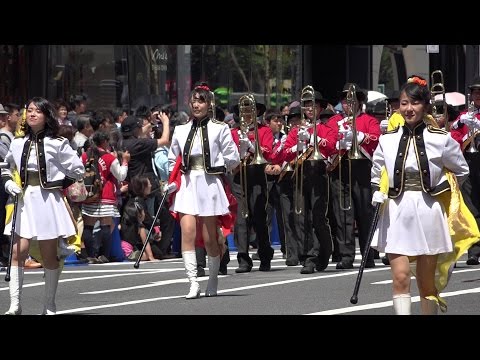 銀座柳まつり2016 ゴールデンパレード 東海大学吹奏楽研究会