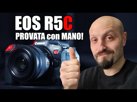 EOS R5C Provata con MANO!